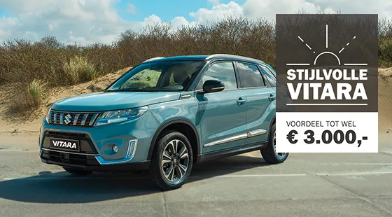 Suzuki summersale - campagnepagina actieblok Vitara