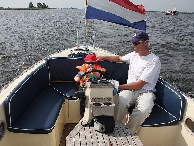 Varen met kinderen.3